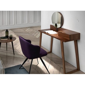 fauteuil en tissu violet cerda logic avec bureau