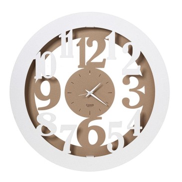 Powder coated Ready made in Italy wall clock