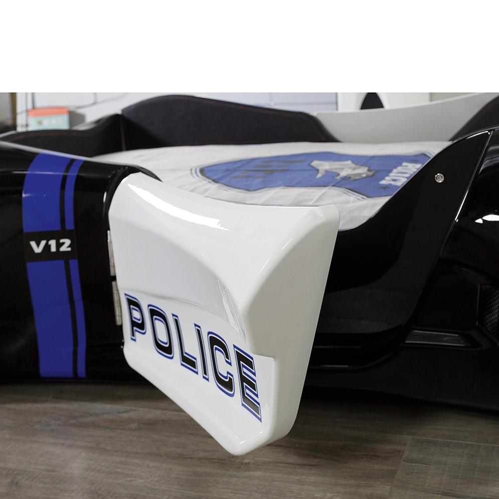 detalj kreveta policijskog automobila