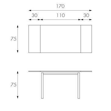 Stones baud table mjeri velike dimenzije