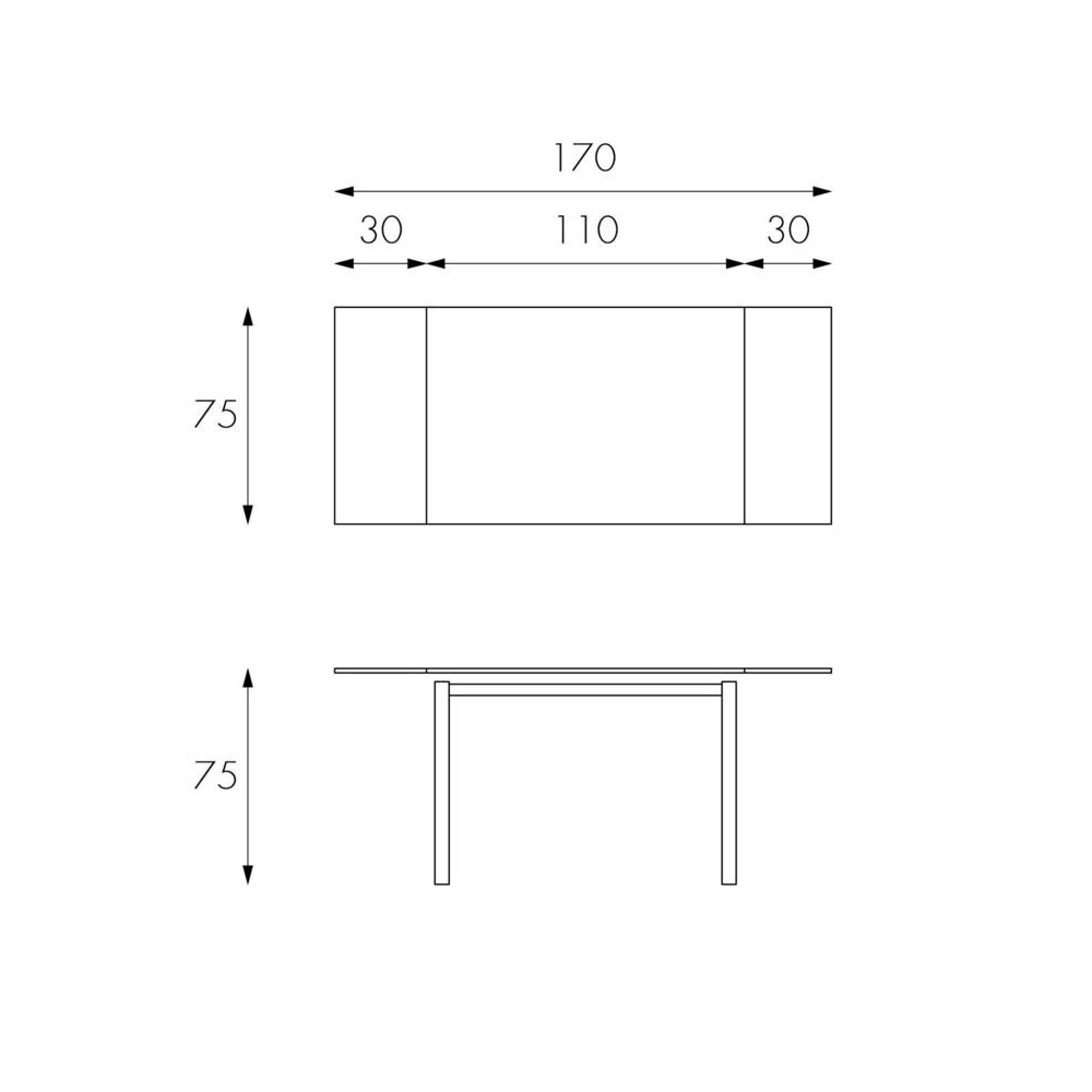 Stones baud table mjeri velike dimenzije