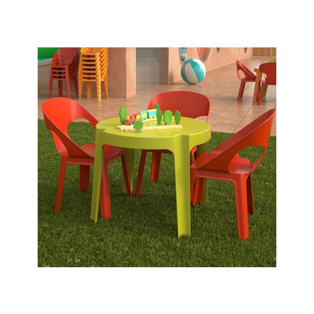 itamoby Rita stackable outdoor table in polyethylene