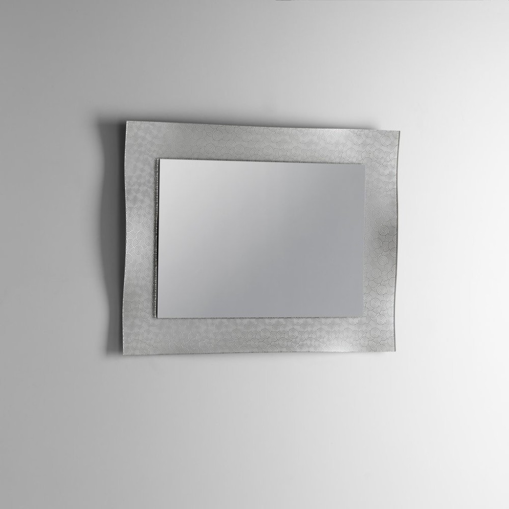 Specchio Frame realizzato in Italia in vetro fuso lavorato a mano