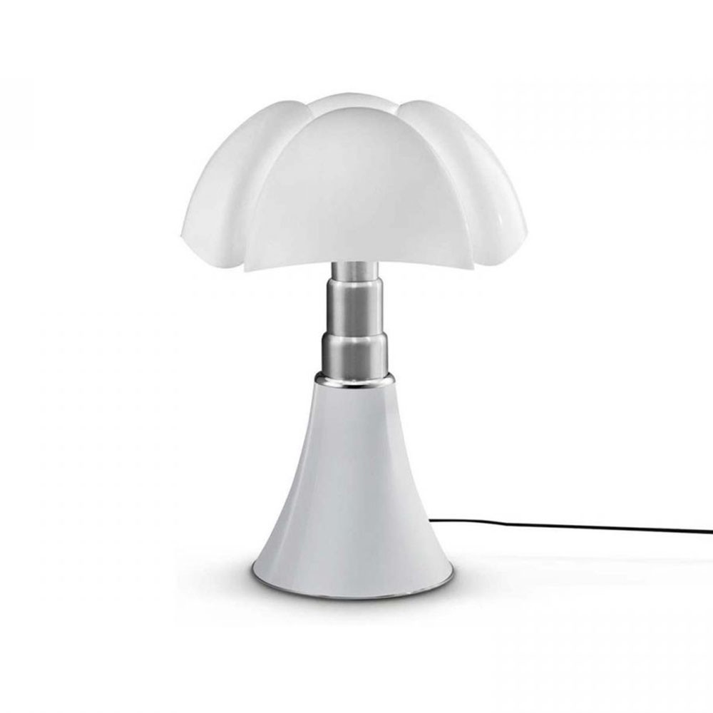 Pipistrello Mini bordslampa, mörkbrun-vit skärm