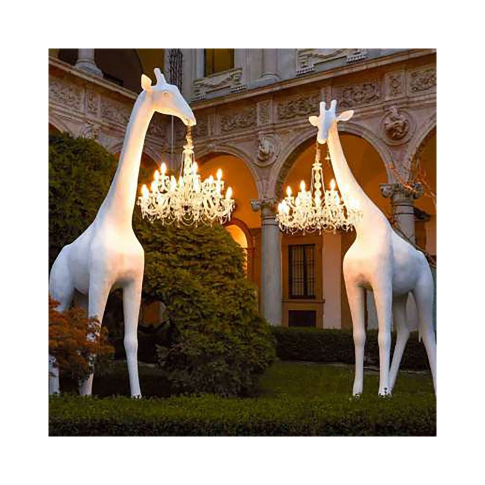 lampadaire lumineux girafe qeeboo