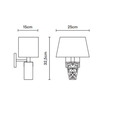 fabbian vicky applique dimenzije