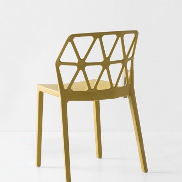 connubia alchemia yellow calligaris chair