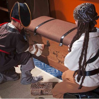 breuk Trolley deken Piraten schatkist! Originele speelgoeddoos voor uw kinderen