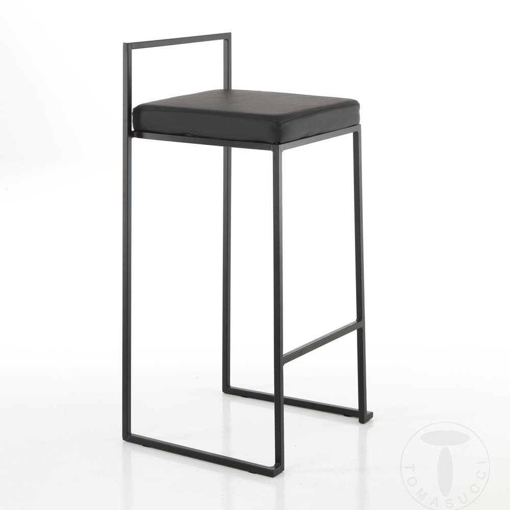 Dodo negro el taburete de diseño de tomasucci | kasa-store