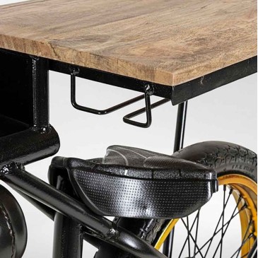 Meuble bar en forme de moto de Bizzotto | kasa-store