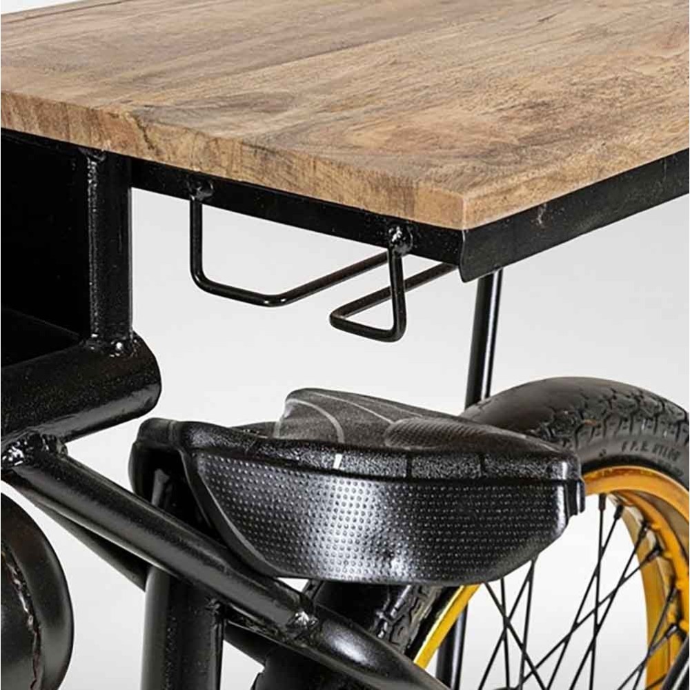 Meuble bar en forme de moto de Bizzotto | kasa-store