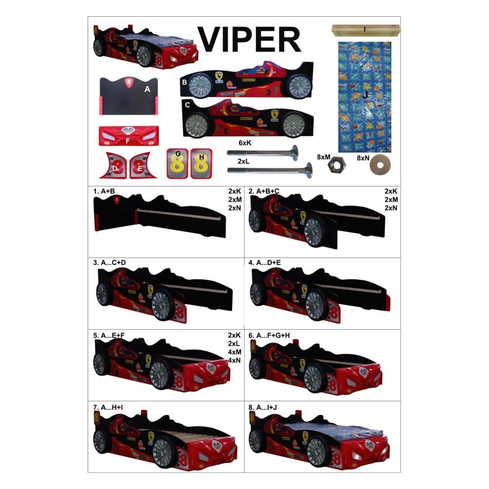 plastiko viper krevet upute