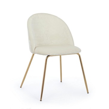 Bizzotto Tanya Chaise rembourrée avec structure en acier | kasa-store