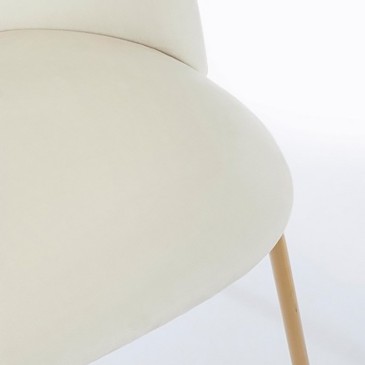 Bizzotto Tanya Chaise rembourrée avec structure en acier | kasa-store