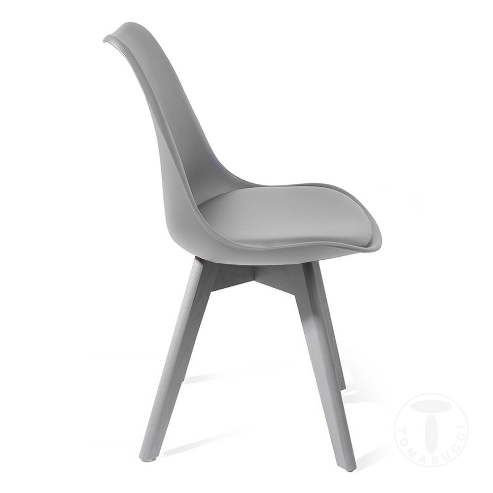 Tomasucci Kiki Evo Wood eco-leather chair | kasa-store