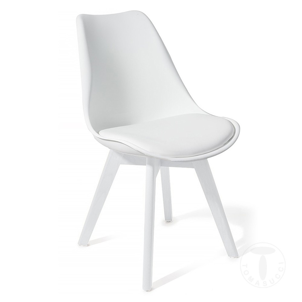 Tomasucci Kiki Evo Wood eco-leather chair | kasa-store