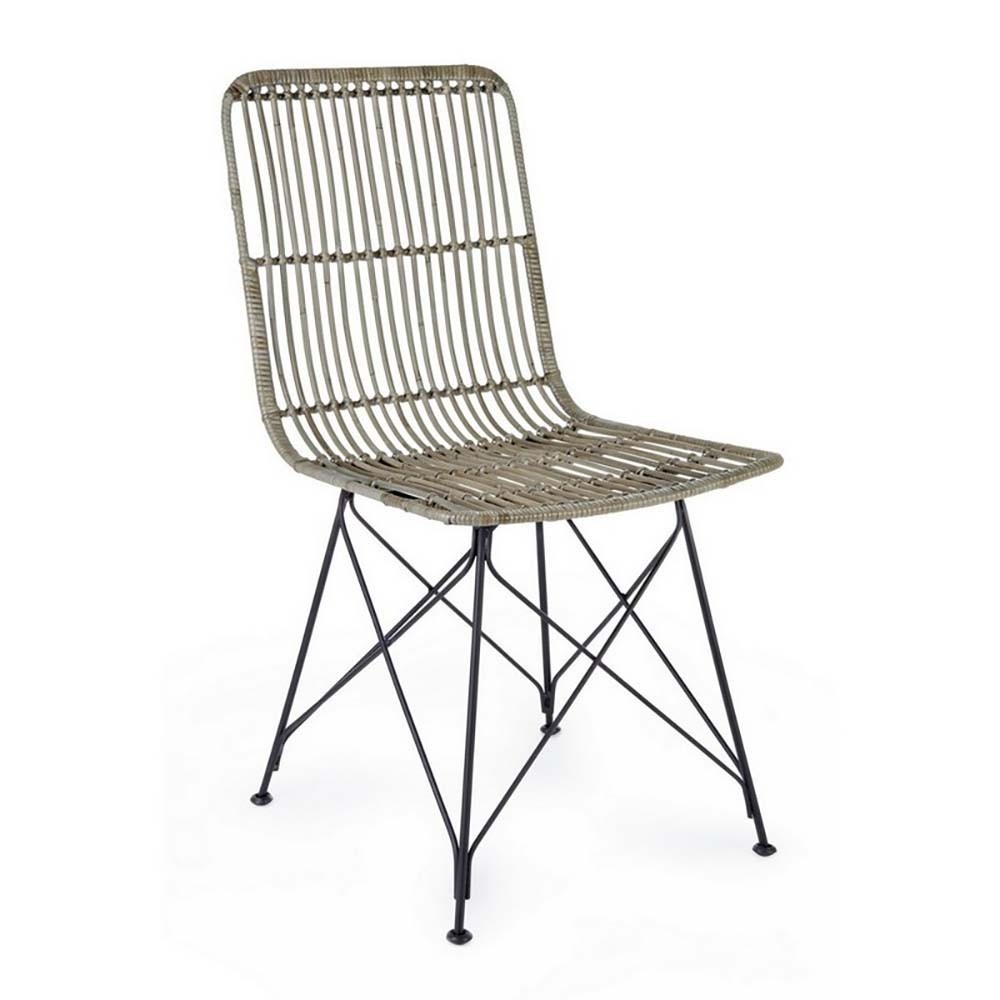 Bizzotto Lucila Vintage chair with kubu shell | kasa-store