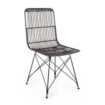 Bizzotto Lucila Chaise vintage avec coque kubu | kasa-store