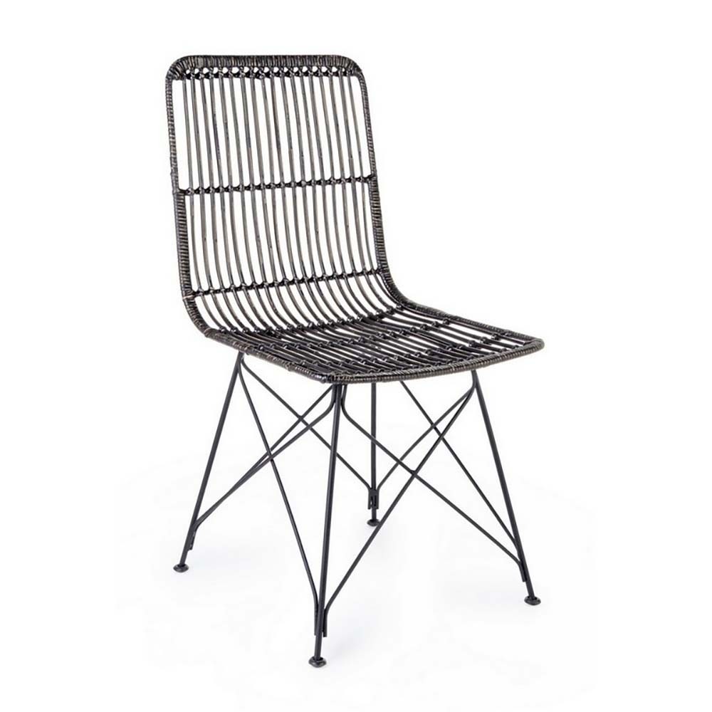 Bizzotto Lucila Vintage chair with kubu shell | kasa-store