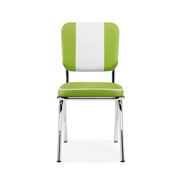 Freixotel Detroit chair with padded seat and back and steel frame