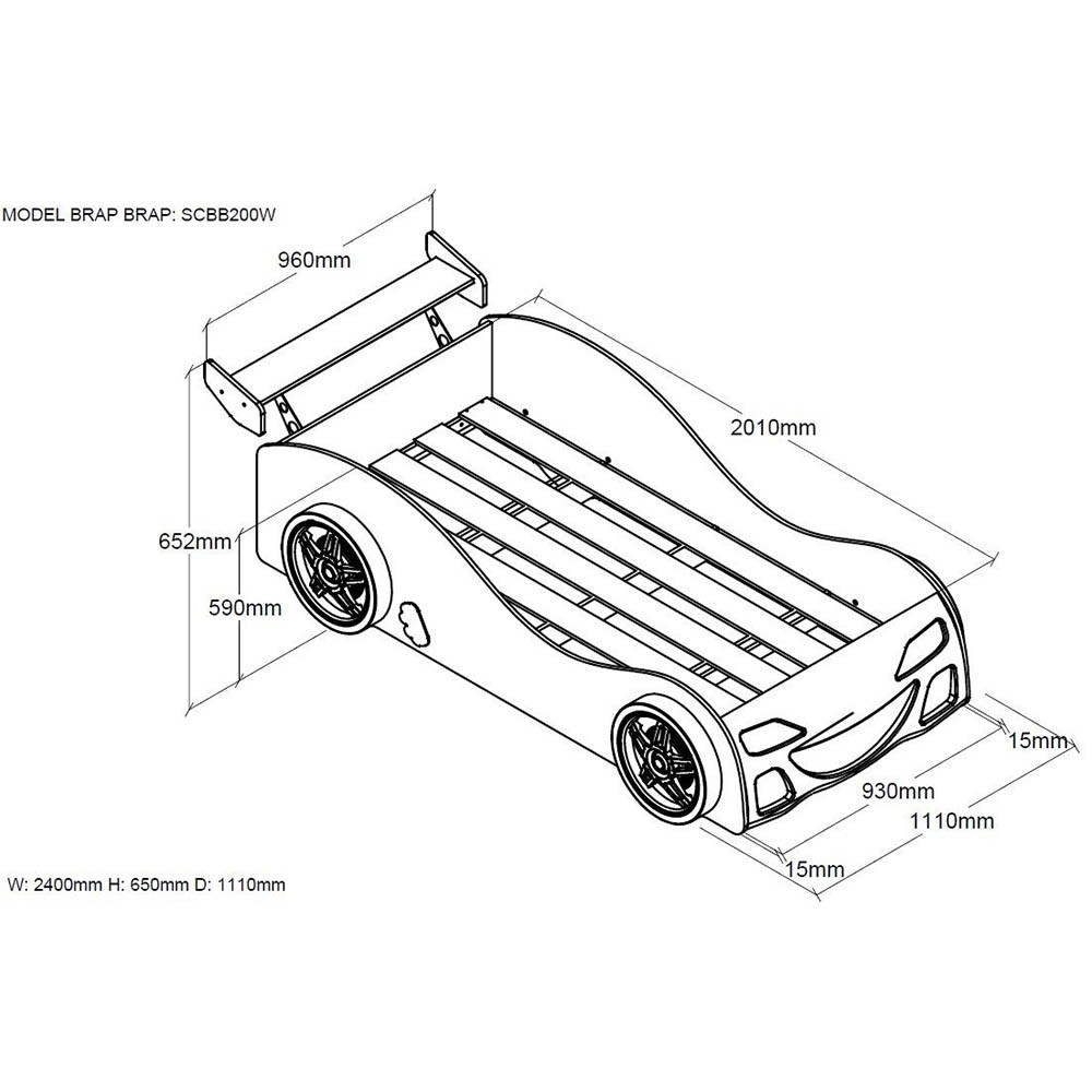 Tuning automobila u obliku kreveta za male vozače | kasa-store