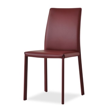 Airnova Giada and Giada-B chairs with leather upholstery with 2 backrest versions