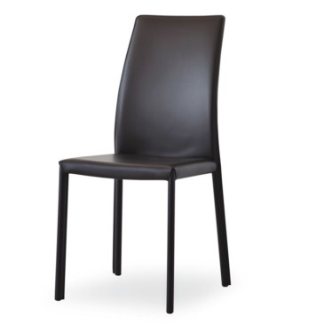 Airnova Giada and Giada-B chairs with leather upholstery with 2 backrest versions