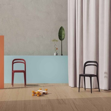 Alma design Julie modern och design stapelbar stol | kasa-store