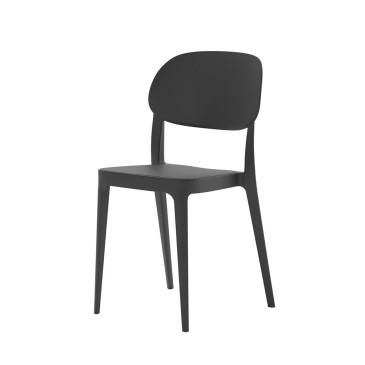 Silla apilable Alma Design Amy con o sin reposabrazos | kasa-store