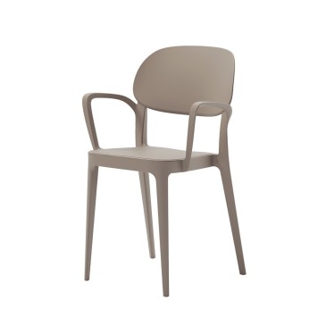 Silla apilable Alma Design Amy con o sin reposabrazos | kasa-store