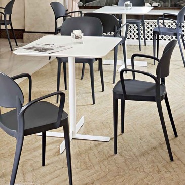 Alma Design Amy chair with or without armrests stackable | kasa-store