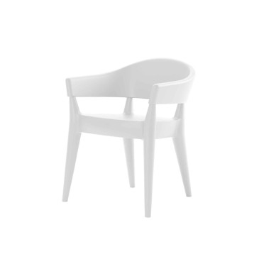 alma design jo armchair white