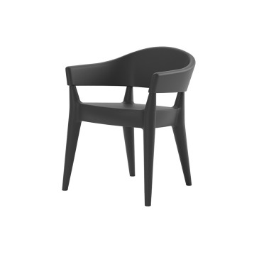 Alma Design Jo armchair polyethylene structure available in various finishes