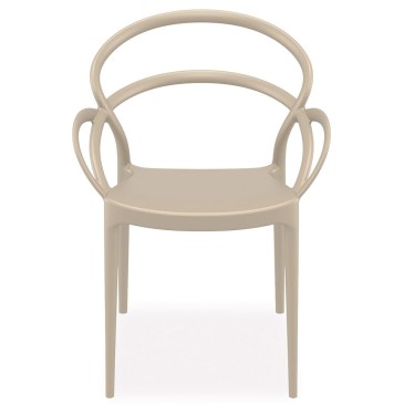 Dina Stackable Outdoor Polypropylene Chair | kasa-store