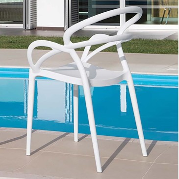 Dina Stackable Outdoor Polypropylene Chair | kasa-store