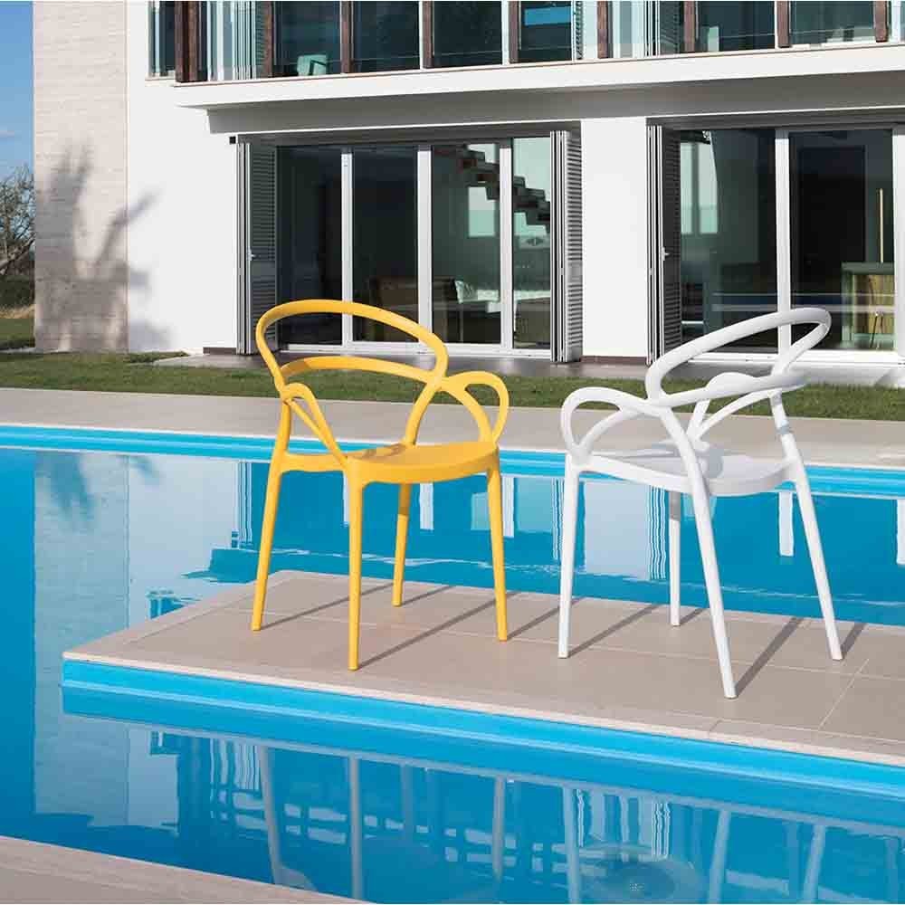 Dina Stackable Outdoor Polypropylene Chair | kasa-store