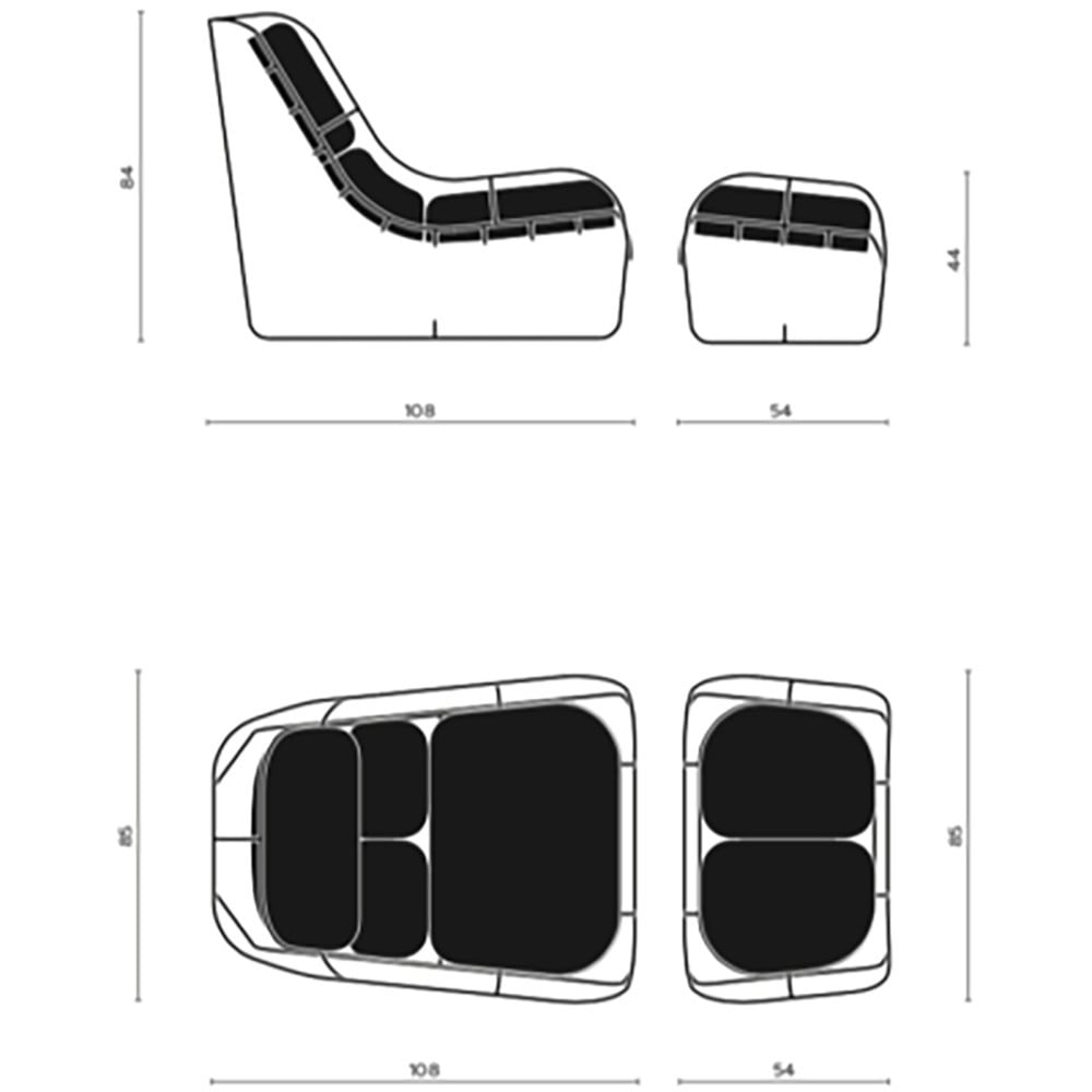 Plazma fotelja od Poltronova pravi dizajn za vas | kasa-store