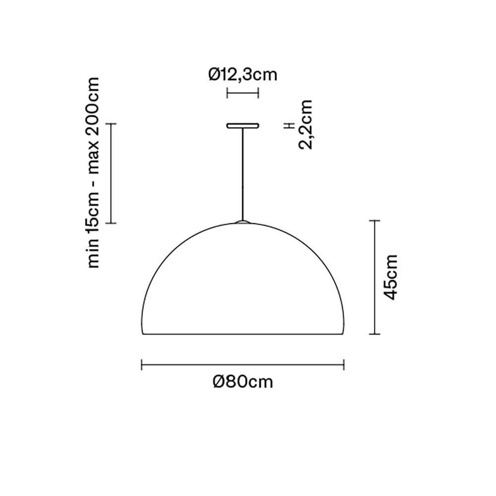 Oru F25 visilica Fabbian | kasa-store