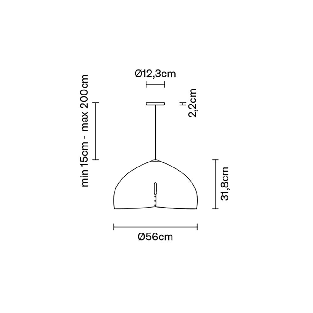 Oru F25 visilica Fabbian | kasa-store