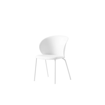 chaise tuka connubia blanc