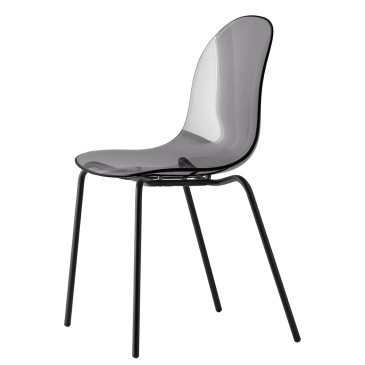 Chaise Connubia Academy en polycarbonate | kasa-store