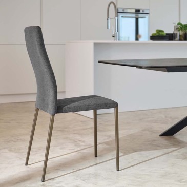 Tracy Chair klädd i ull tillverkad i Italien | kasa-store