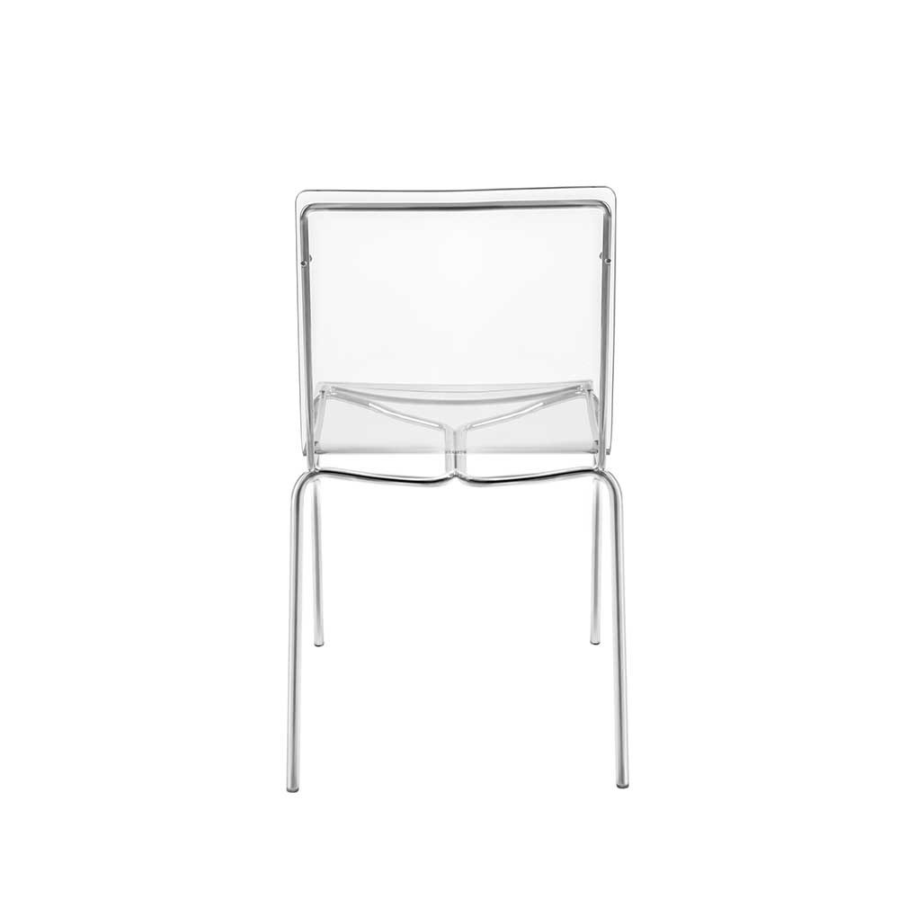 Iplex Design Milano set due sedie in plexiglass e metallo | kasa-store