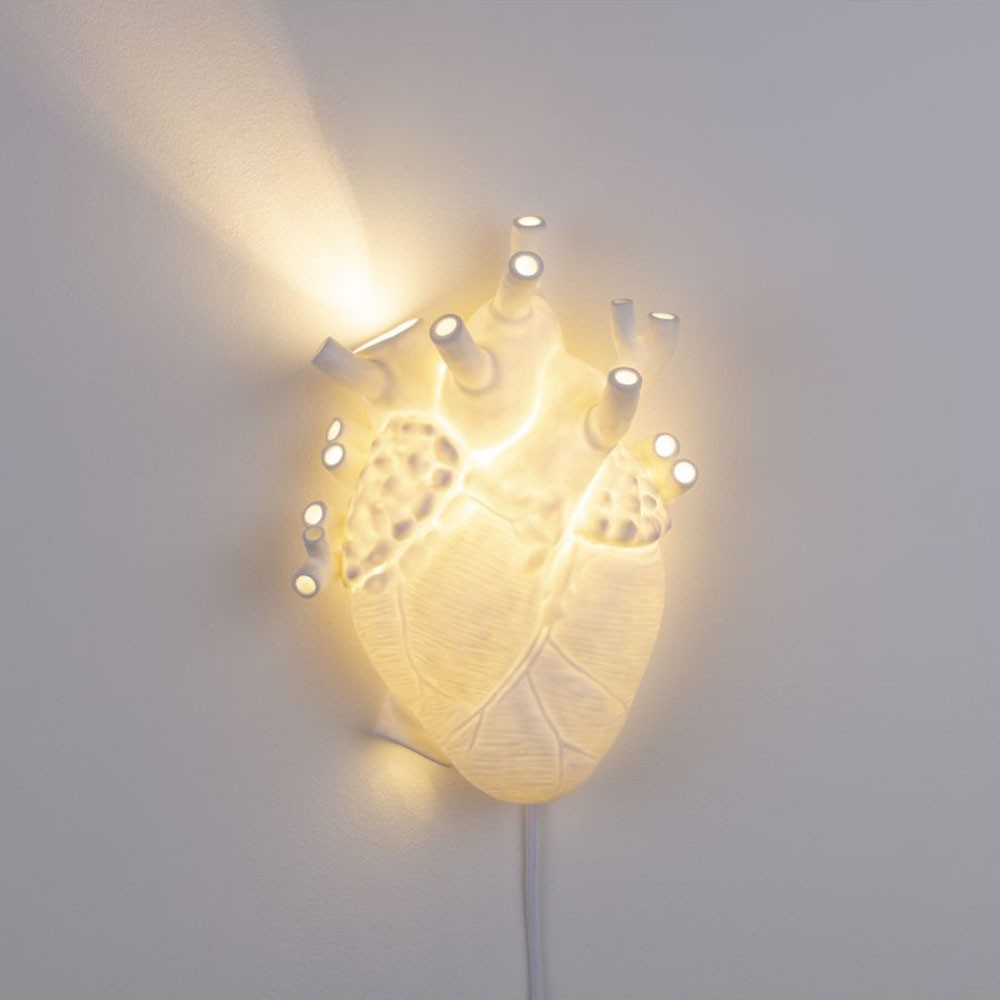 Seletti Heart Lamp aplikacija u obliku srca | kasa-store