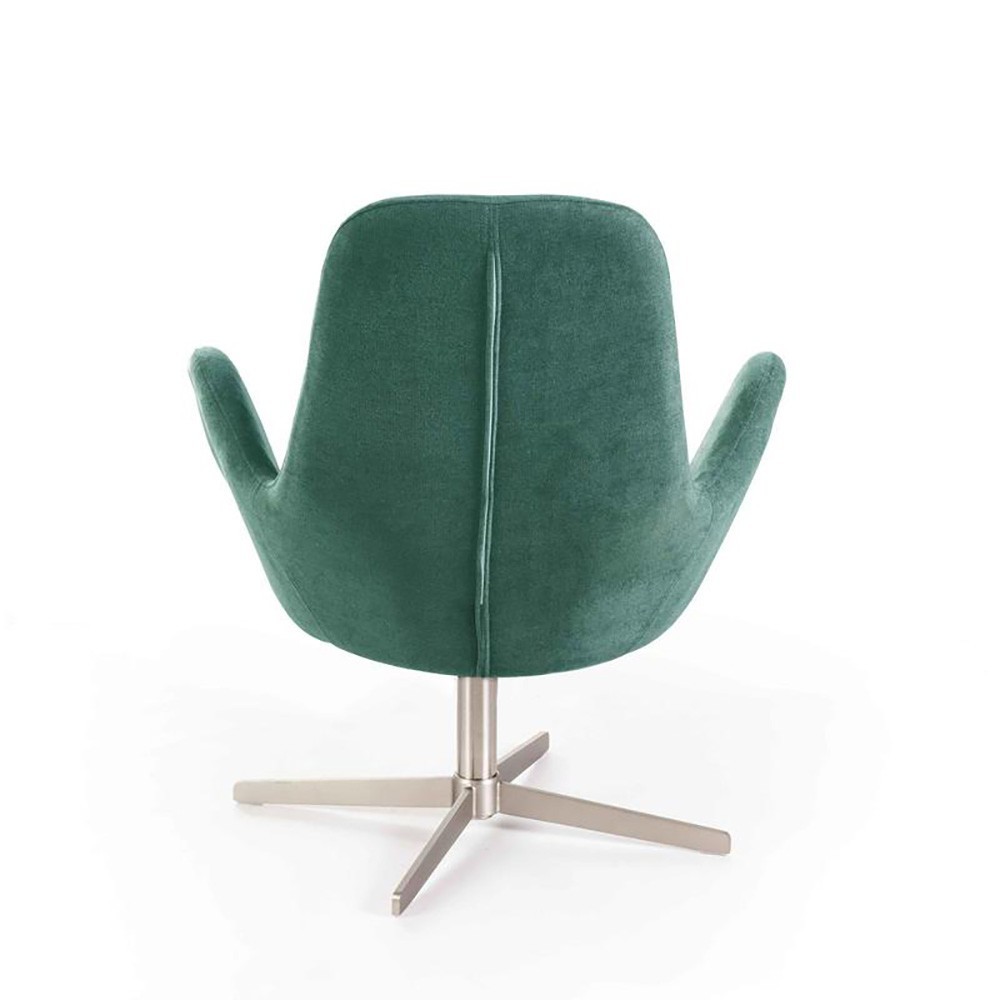 Fauteuil pivotant haut design Olga par Stones