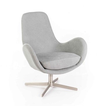 Hoge design Olga draaifauteuil van Stones