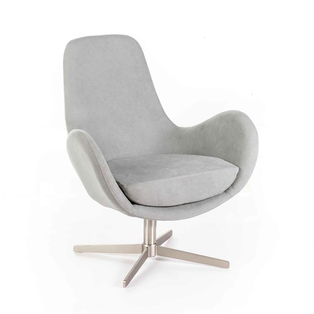 Olga armchair by Stones swivel, high design