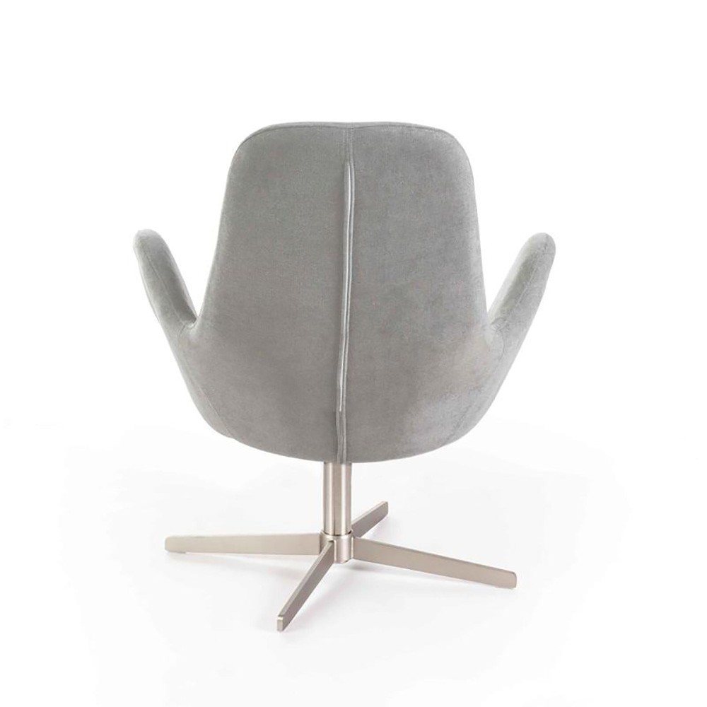 Olga armchair by Stones swivel, high design