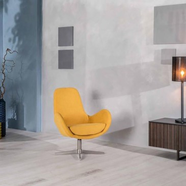 Fauteuil pivotant haut design Olga par Stones