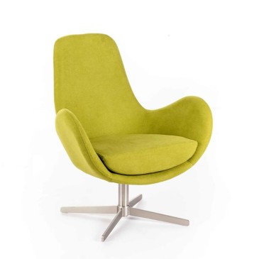 Fauteuil pivotant haut design Olga par Stones